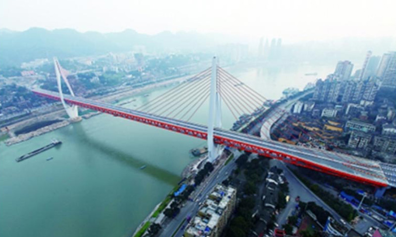 Chongqing-Dongshuimen-Brücke