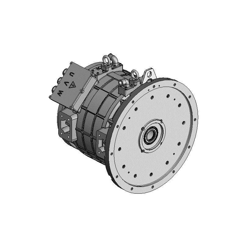 Mischer-LKW-Motor